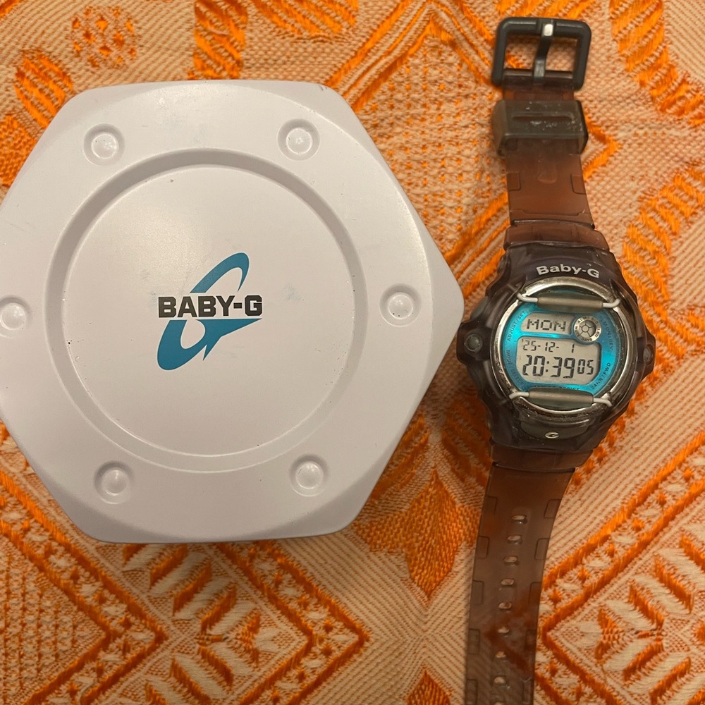 Casio Baby-G Brown and Blue Digital Watch